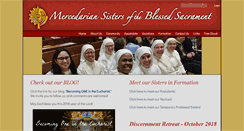 Desktop Screenshot of mercedariansisters.org