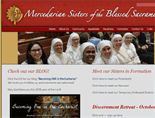 Tablet Screenshot of mercedariansisters.org